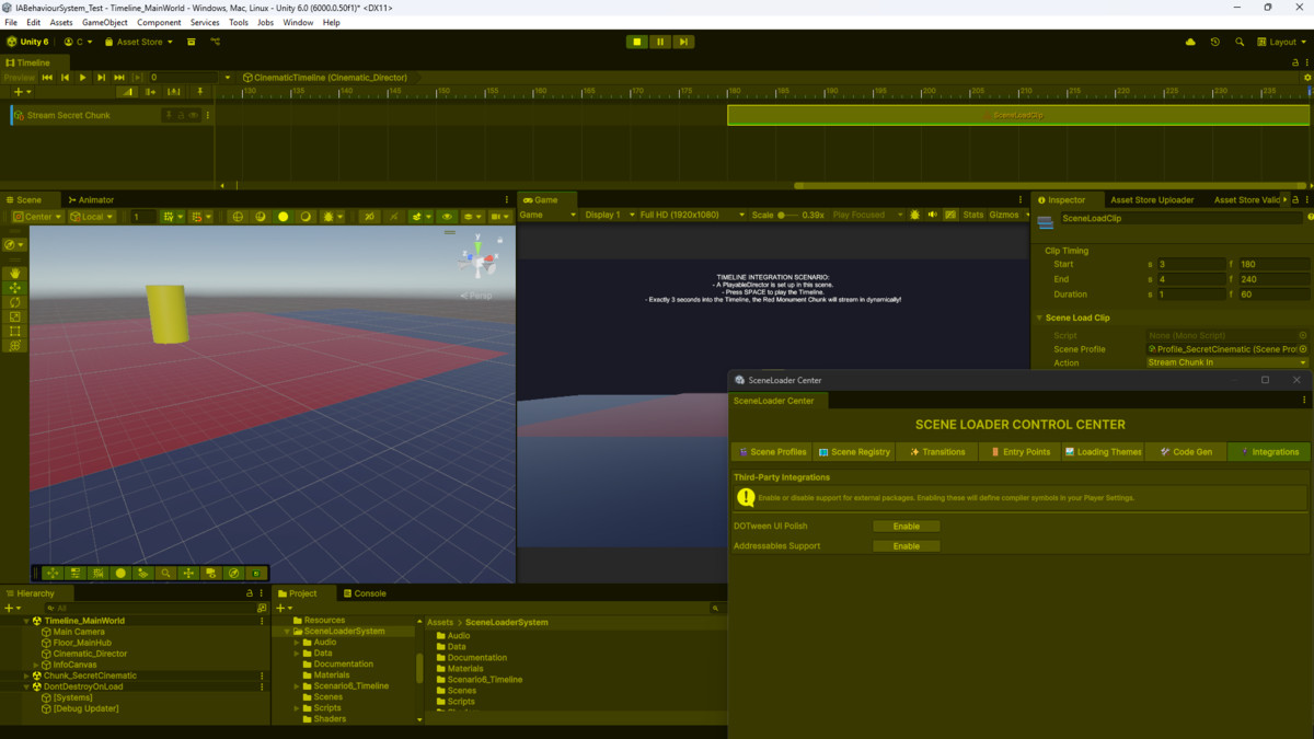Streamline: Universal Scene Streaming & Management