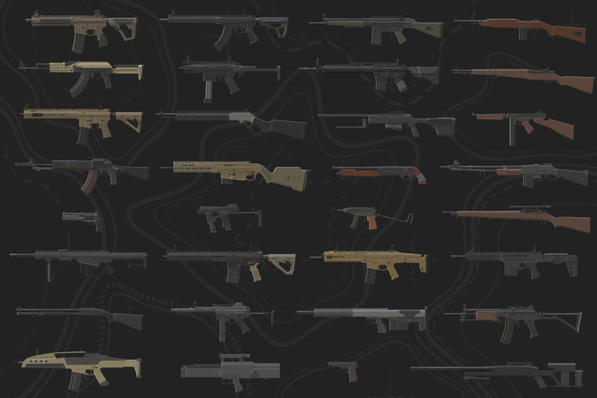 Low Poly Weapon Bundle Pack V