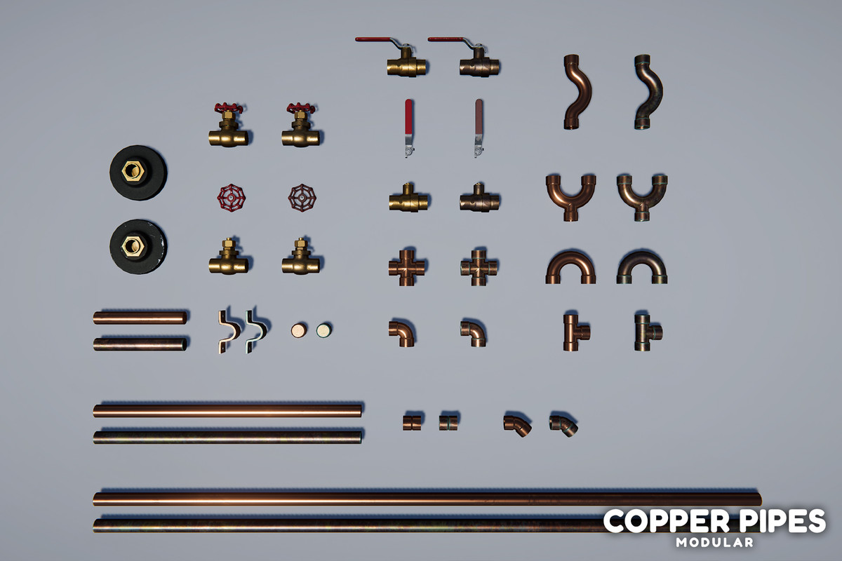 Modular Copper Pipes