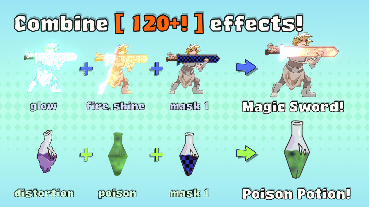 FlexiSprite: All-in-1 animated shaders