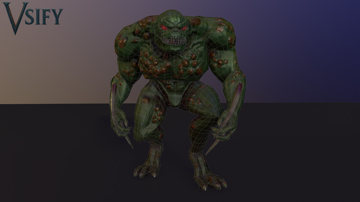 Bog Lord – Stylized Fantasy Creature | Retarget-Ready PBR + Animations