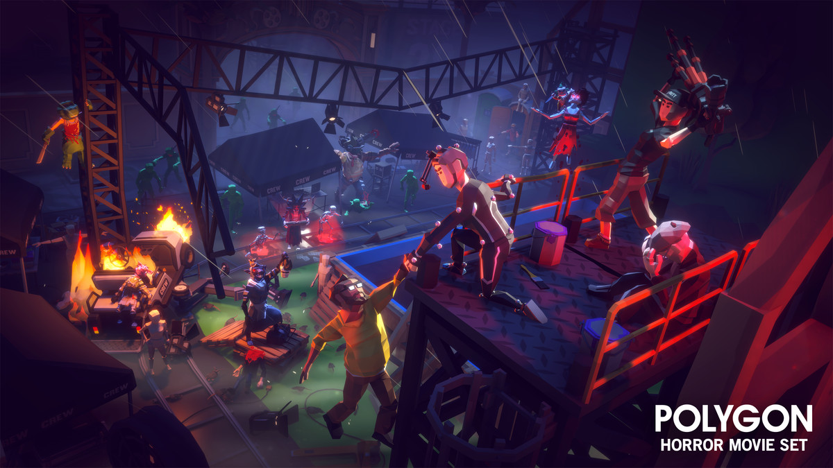 POLYGON - Horror Movie Set - Low Poly 3D Art by Synty