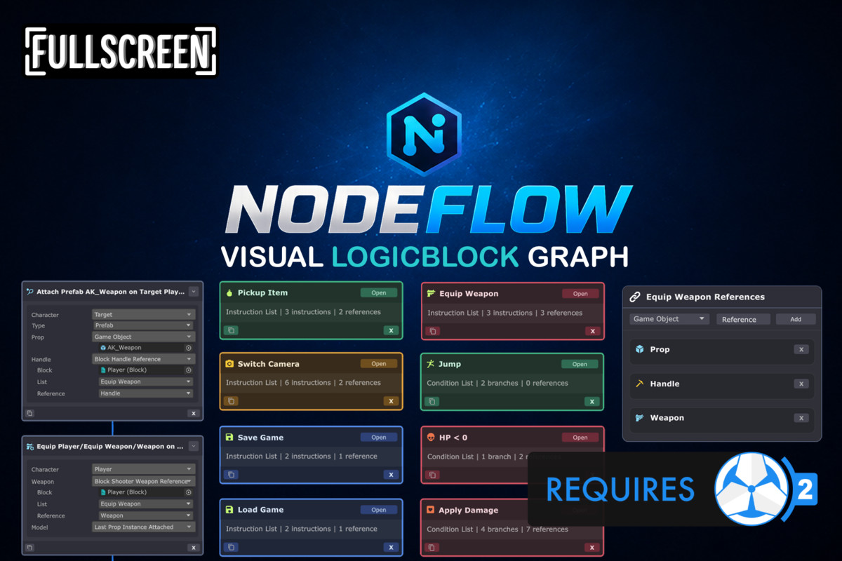 Visual Scripting Bundle for Game Creator 2