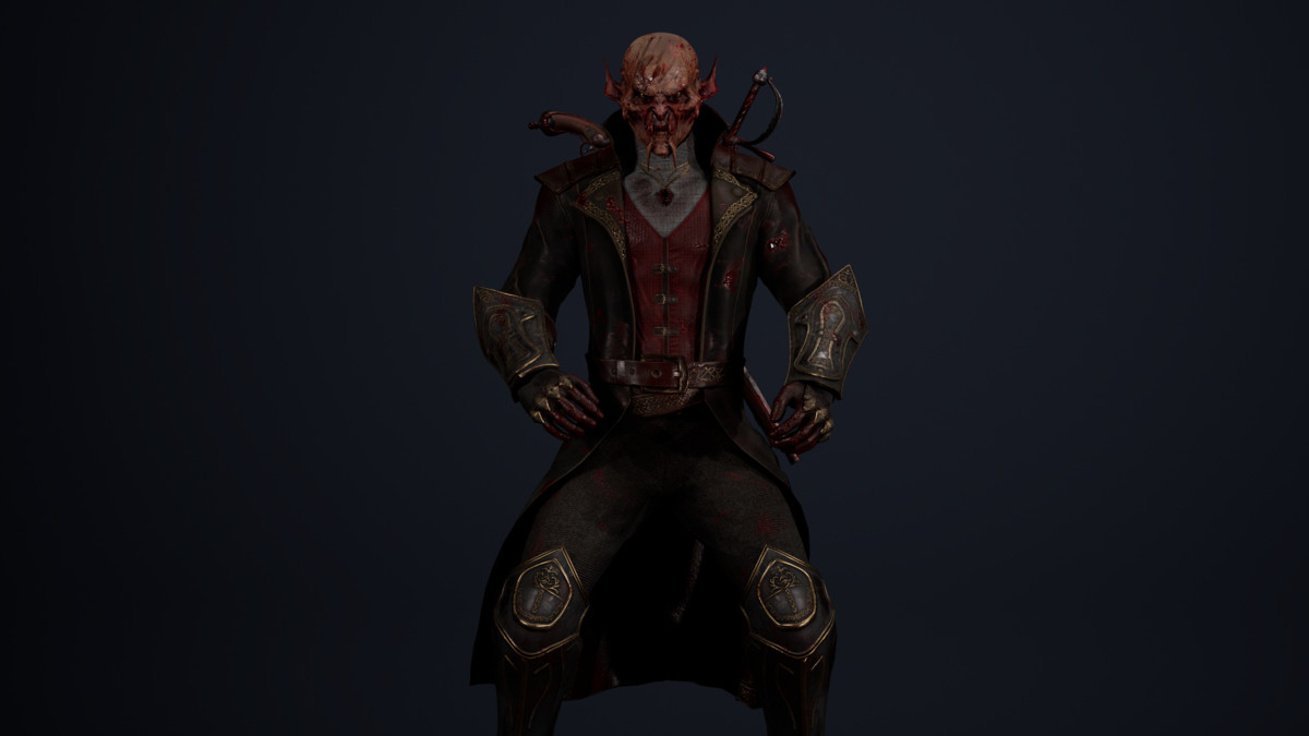 Vampire Monster Character – Dark Fantasy Hunter | Horror Enemy