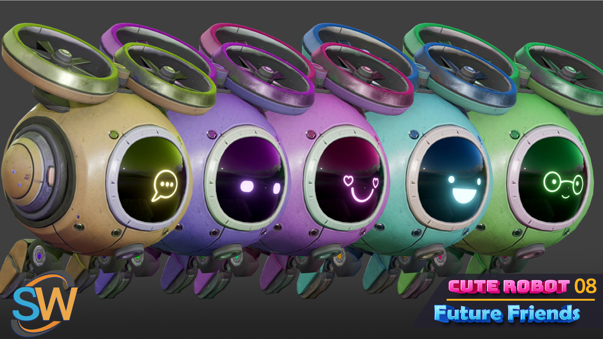 Cute Robot 08 – Future Friends