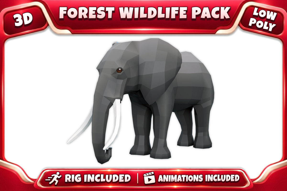 Poly Art: Forest Wildlife Pack