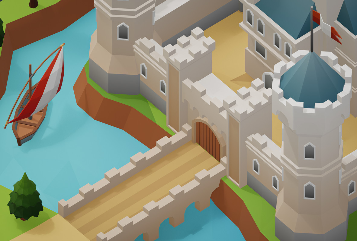 Low Poly Medieval Locations Pack