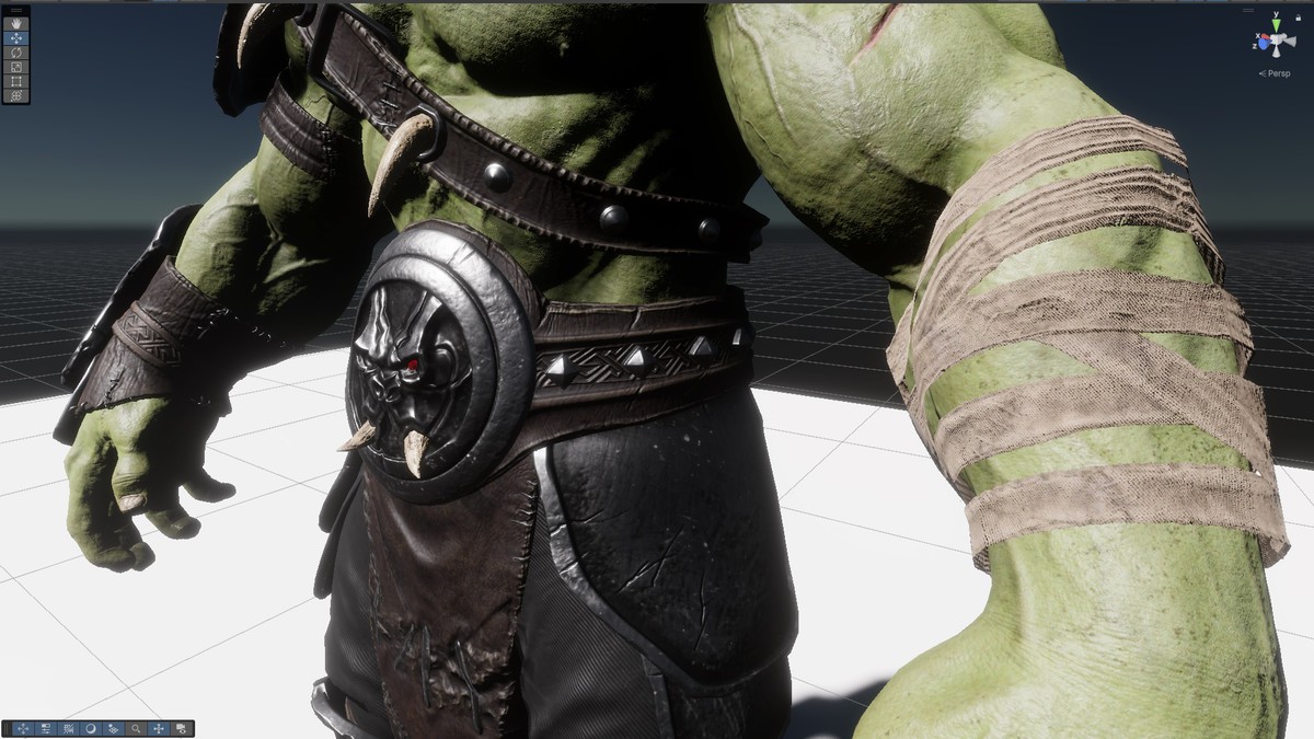 Realistic Orc Character