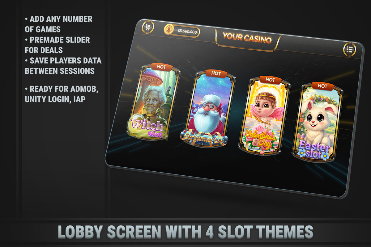 MK Slot Bundle • Holidays Casino Template