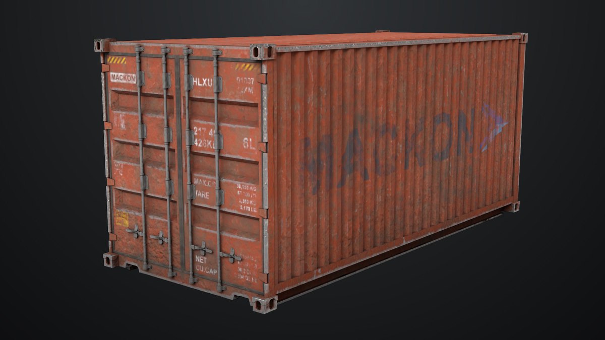 5 Cargo Dusty Container 20ft Single Mat