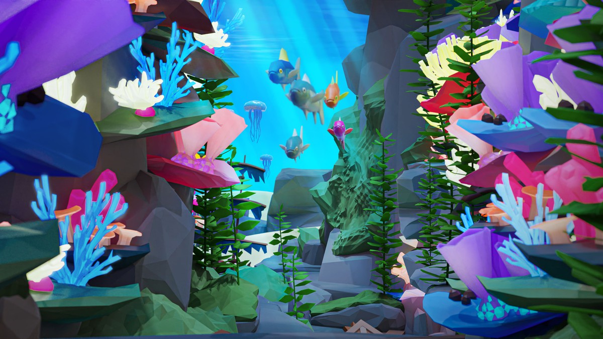 Underwater World - Low Poly 3D Models Pack