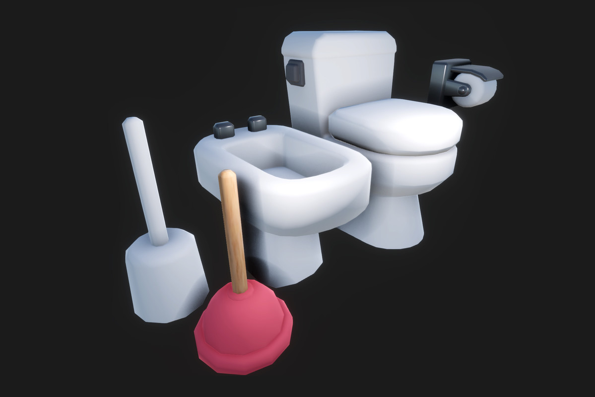 Cozy House Bundle - Goodies! Stylized Low Poly 3D Modular Pack