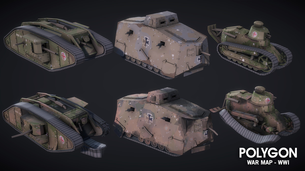 Value Bundle – POLYGON War Pack and WWI Map
