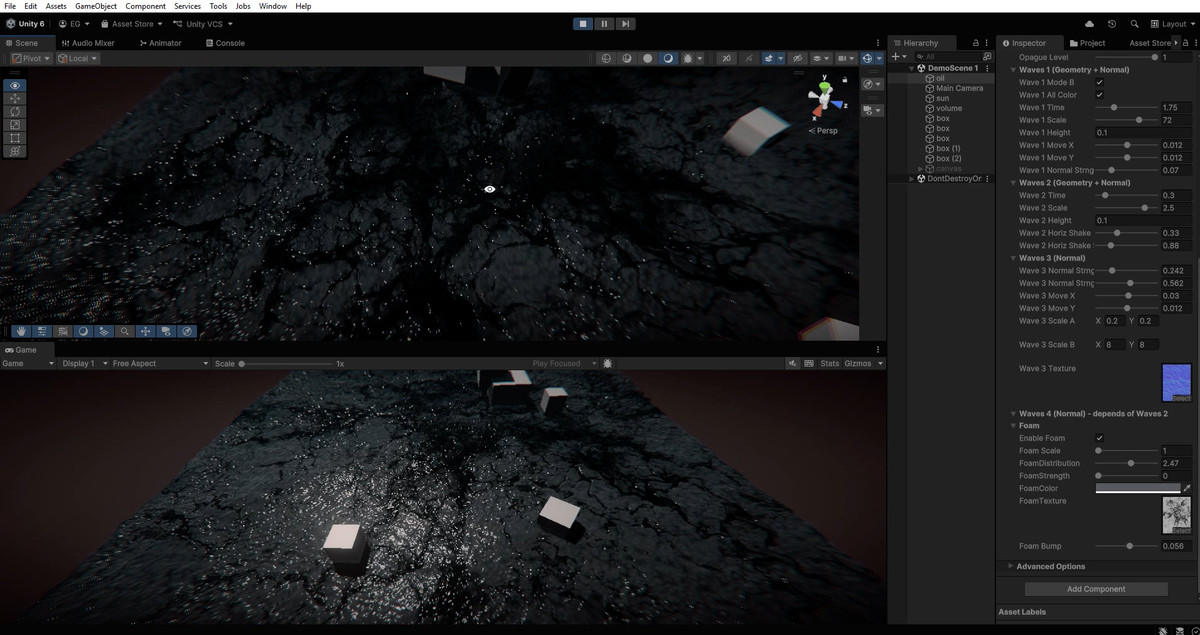 Oil / Petroleum shader (URP)