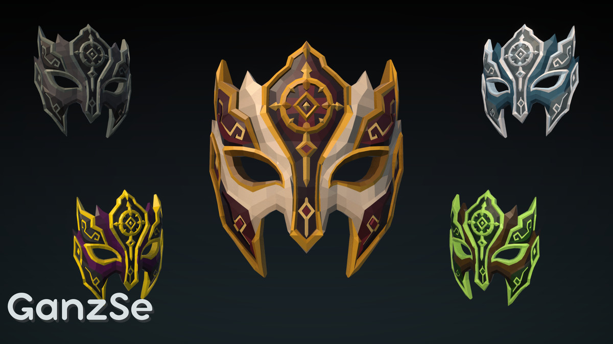 GanzSe Masks - Fantasy Low Poly Pack