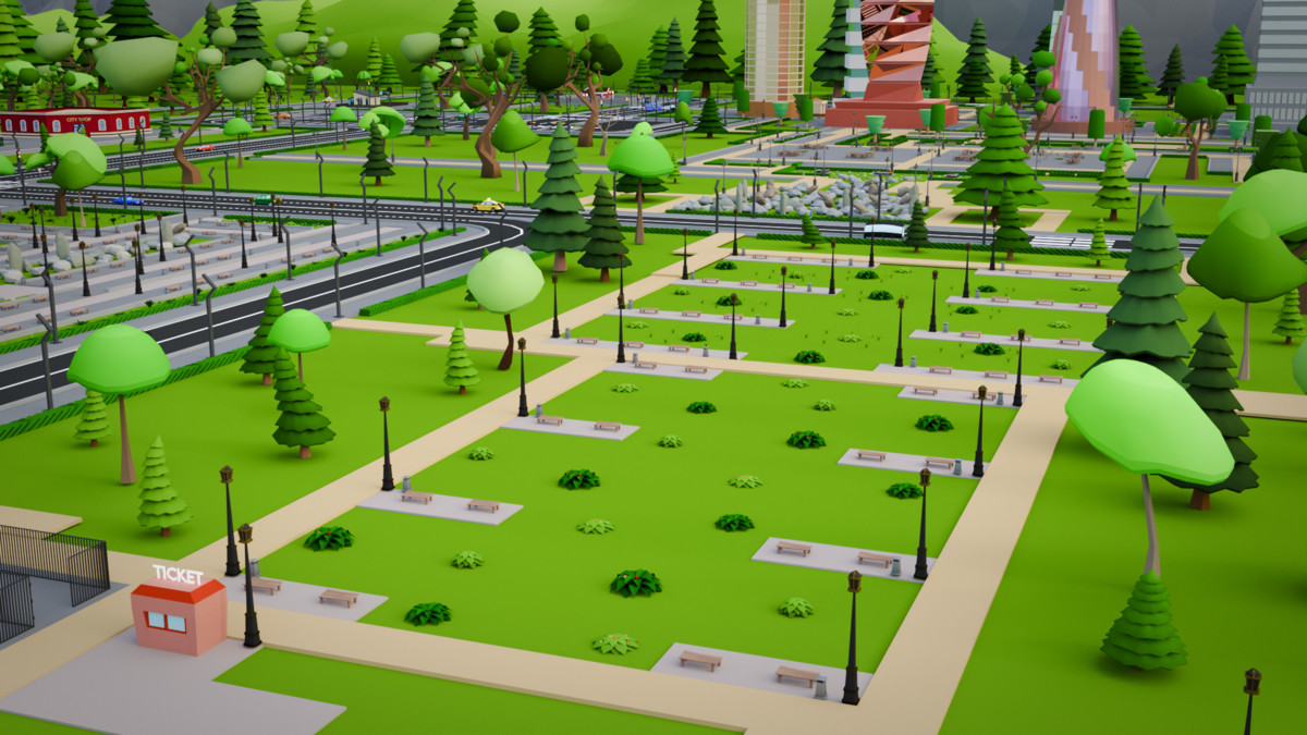 Low Poly City Pack - Mini World Studio