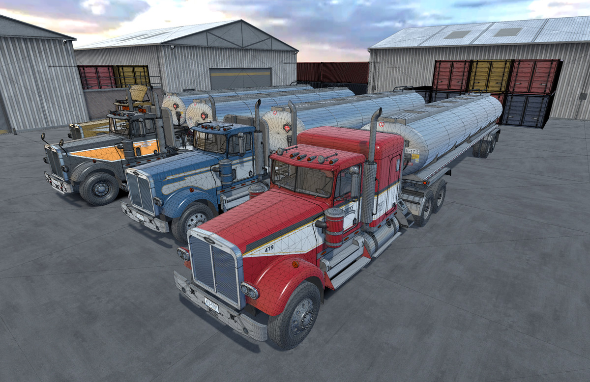 80s Semitruck Tanker