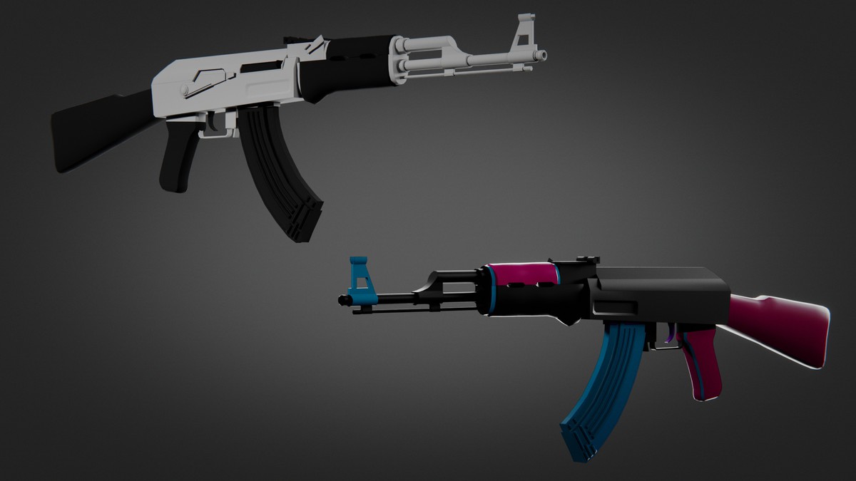 Weapon Color Skins Pack — 230 Variations