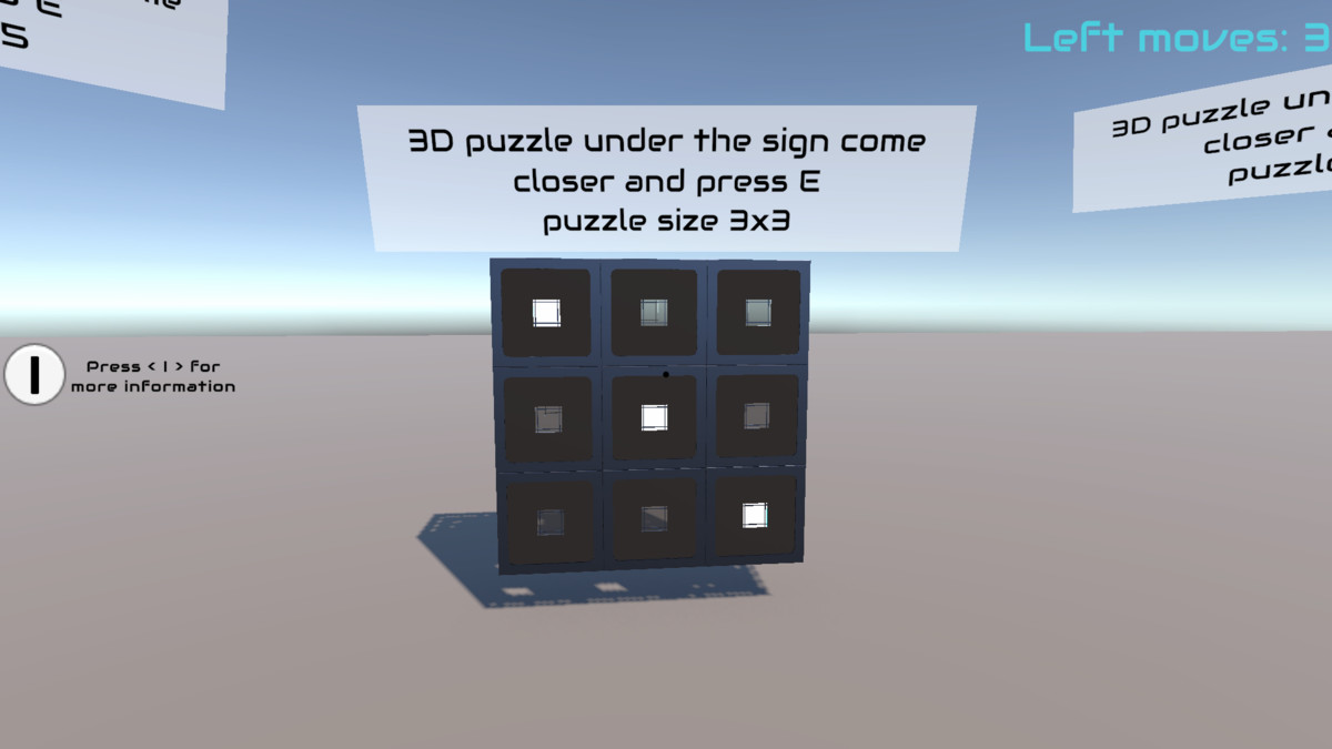 Procedural Puzzle 2D/3D Generation with Custom Matrix Sizes