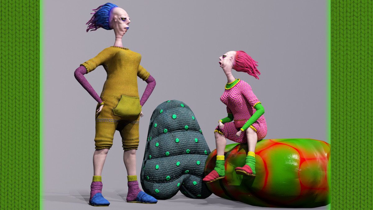 Funky Cartoon Woman – Dolores