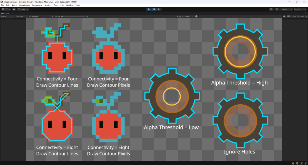 Image Contours - Pure C# Implementation