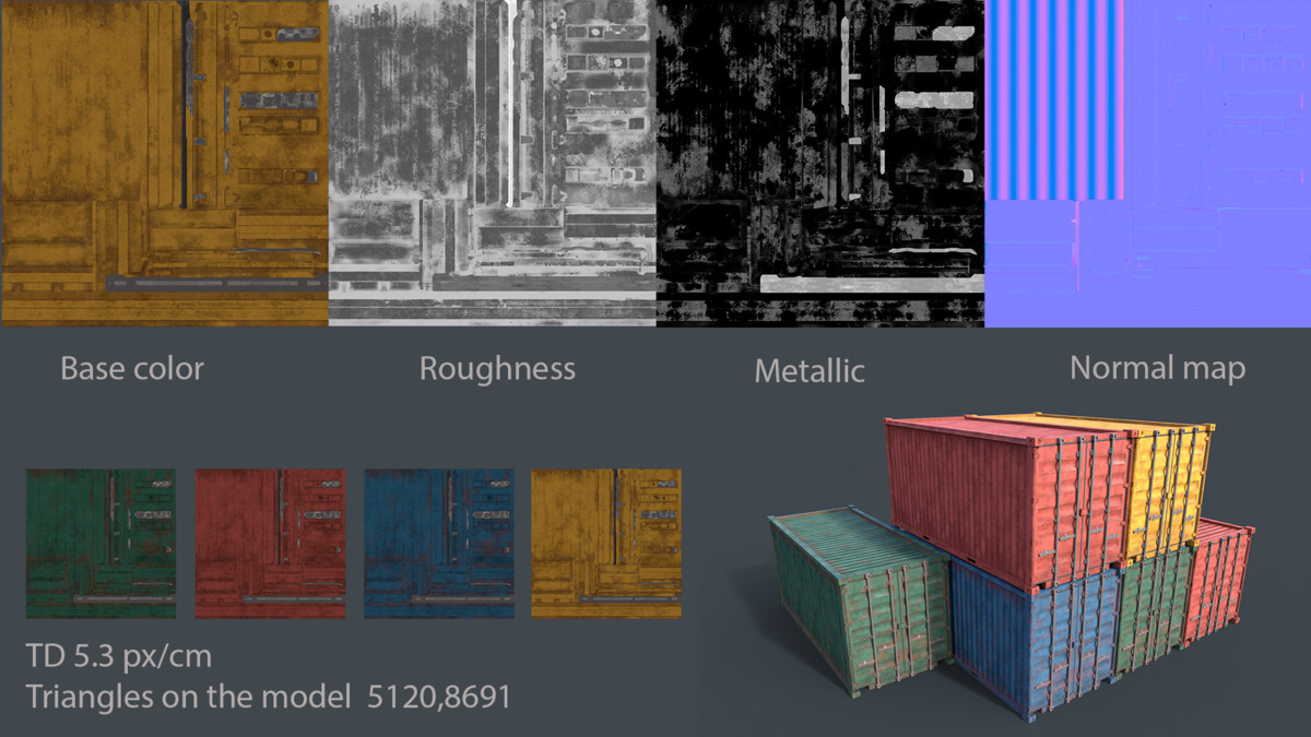 Warehouse Hangar Garage game ready