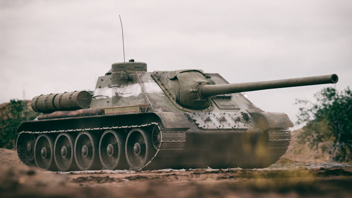 Rigged Howitzer SU-100