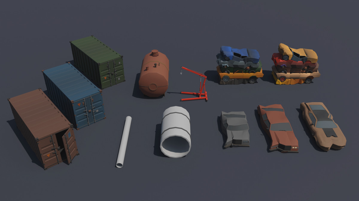 Desert Environment pack - Low Poly 3D