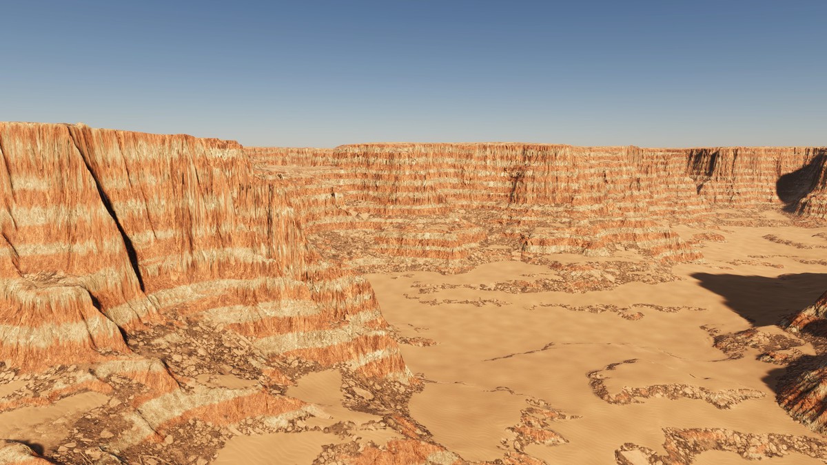 Procedural Canyon Terrains 8K