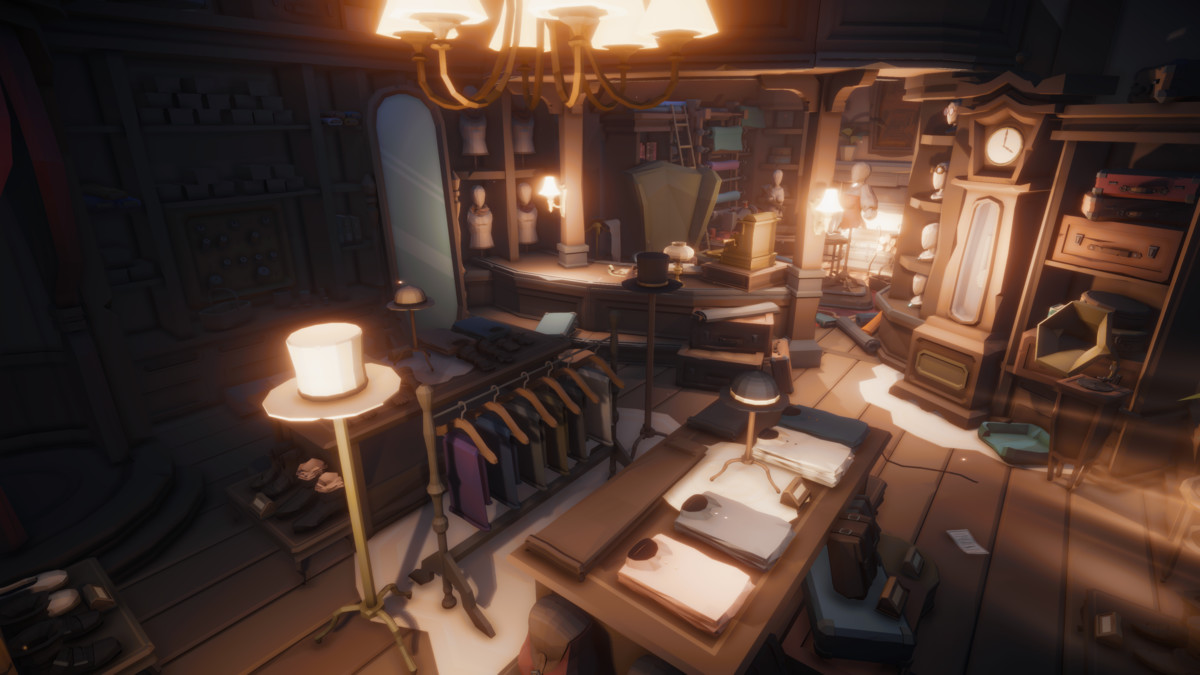 STYLIZED Fantasy Clothing Shop - Low Poly 3D Art