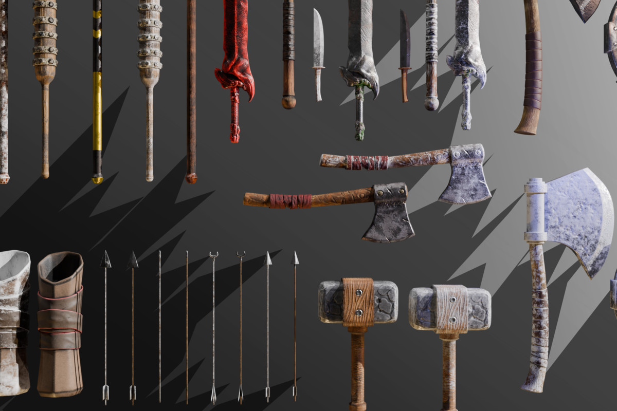 Medieval Fantasy Weapons Pack – Melee & Ranged