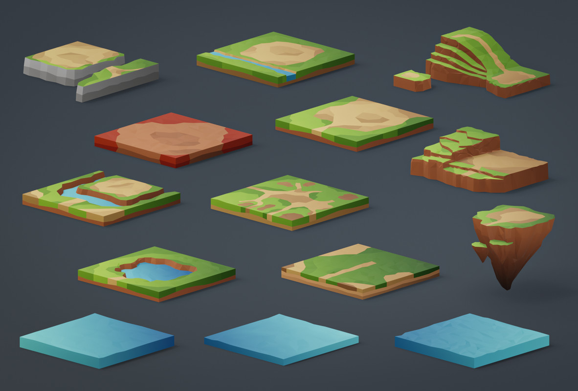 Low Poly Medieval Locations Pack