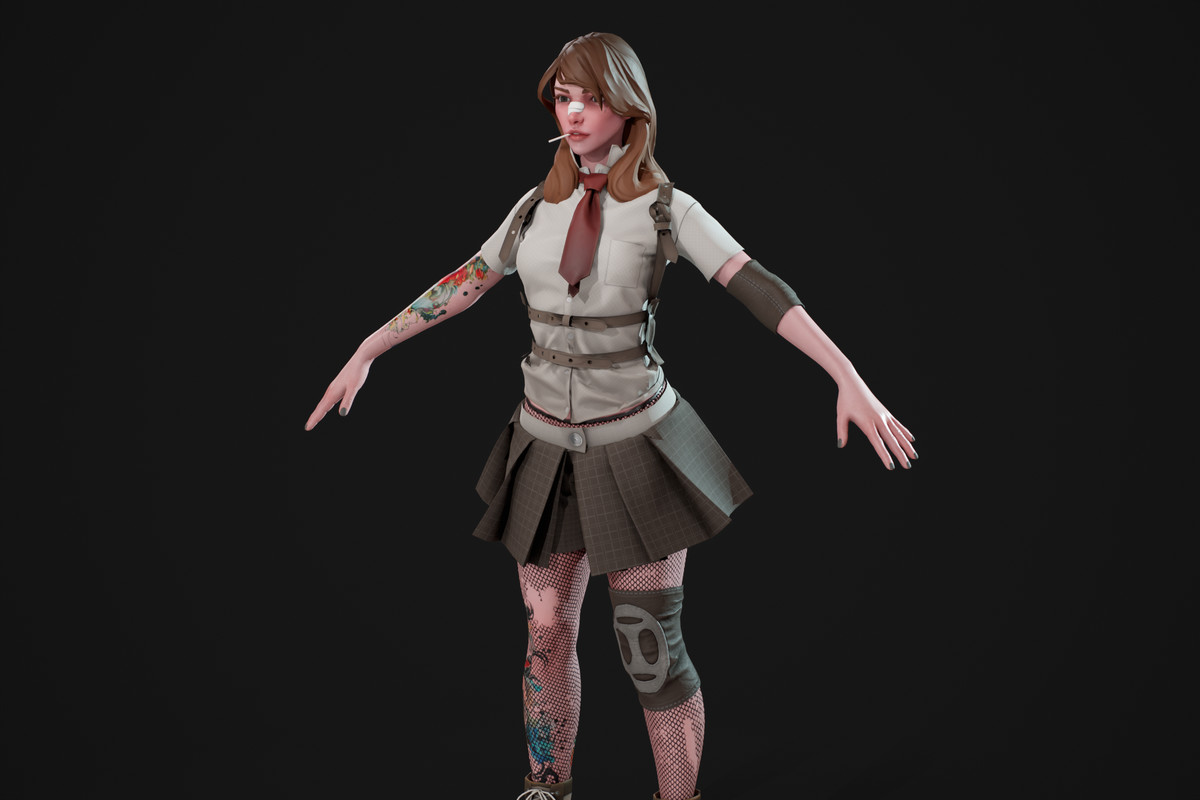 3D Stylized Girl
