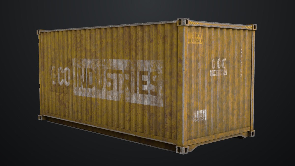5 Cargo Dusty Container 20ft Single Mat