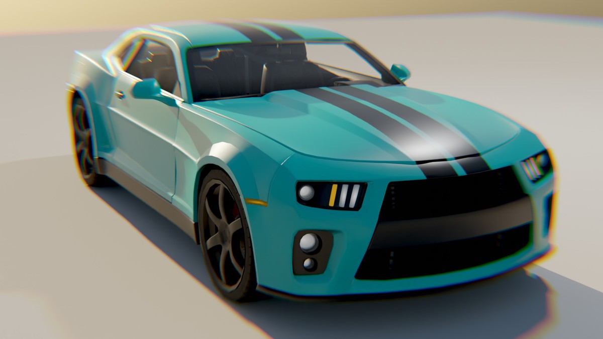 Realistic Sport Car 03