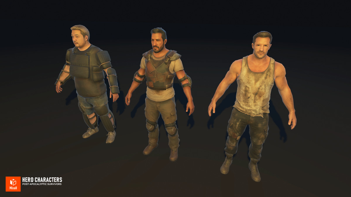 Hero Characters - Post-Apocalyptic Survivors