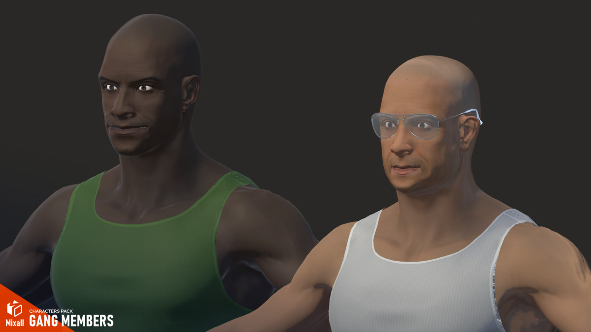 Gang members - characters pack