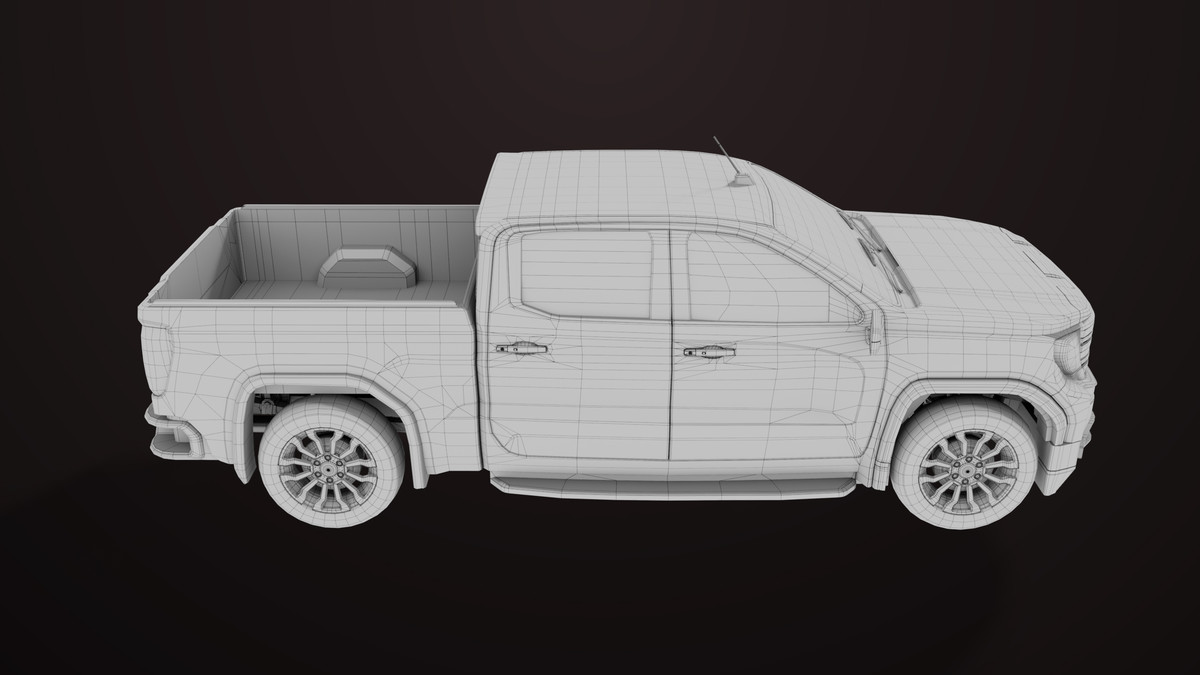 Pickup Truck 02 Red Dusty URP HDRP Textures