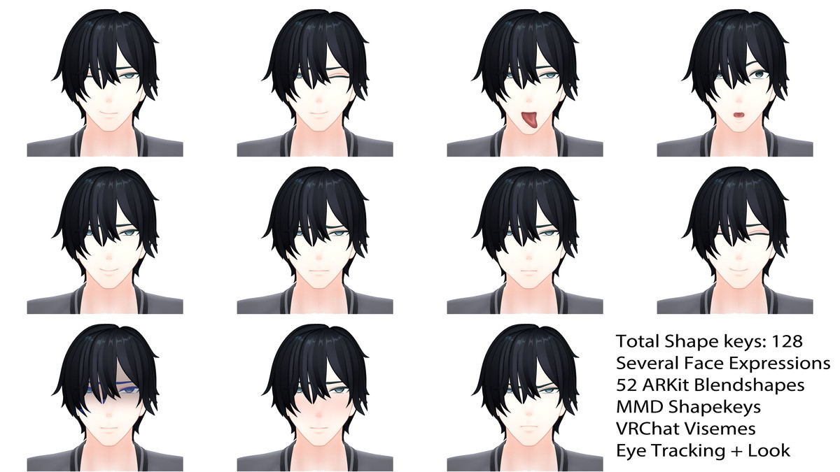 Kevin 3D Anime Style Character