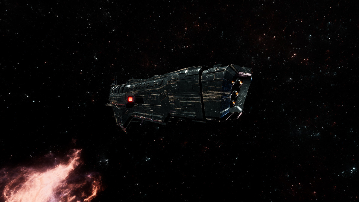 Sci-Fi Heavy Industrial Starship