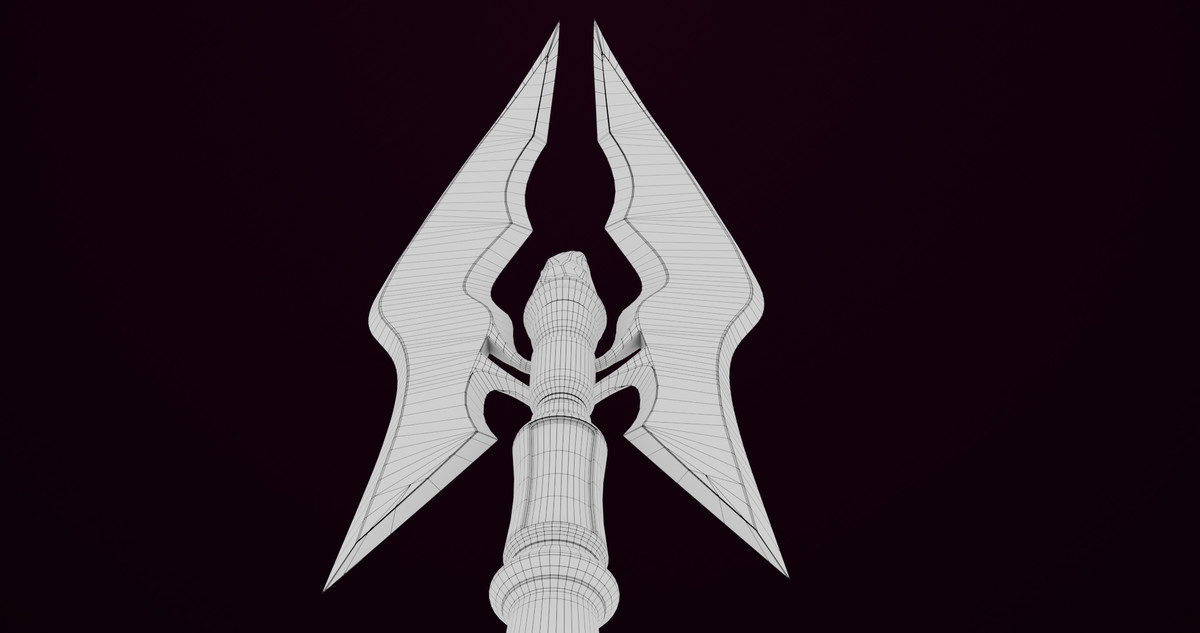 Fantasy Trident 07 URP HDRP Textures