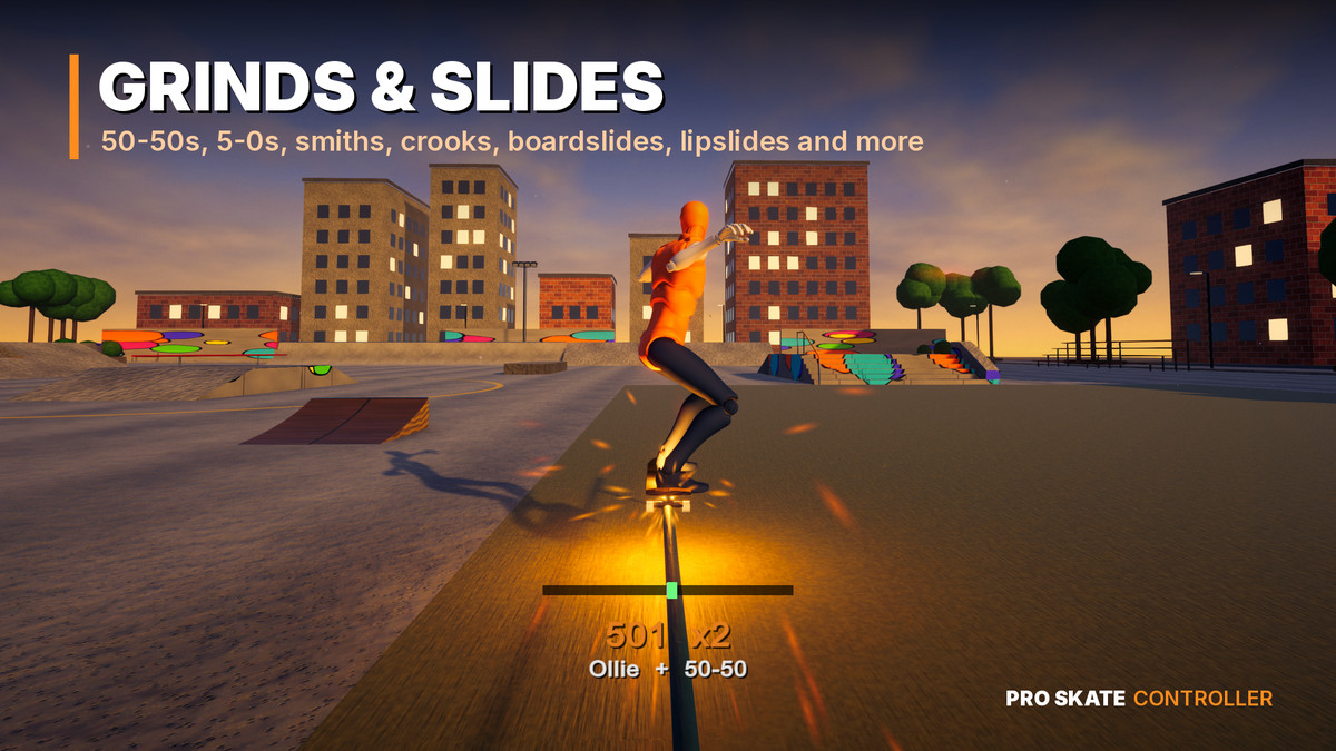Pro Skate Controller: Physics Skateboarding Kit