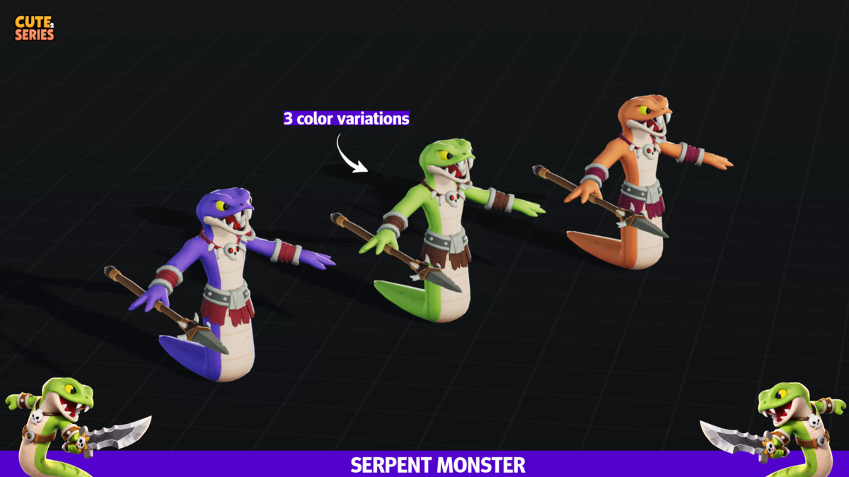 Serpent Snake Evolution Pack Cute Series
