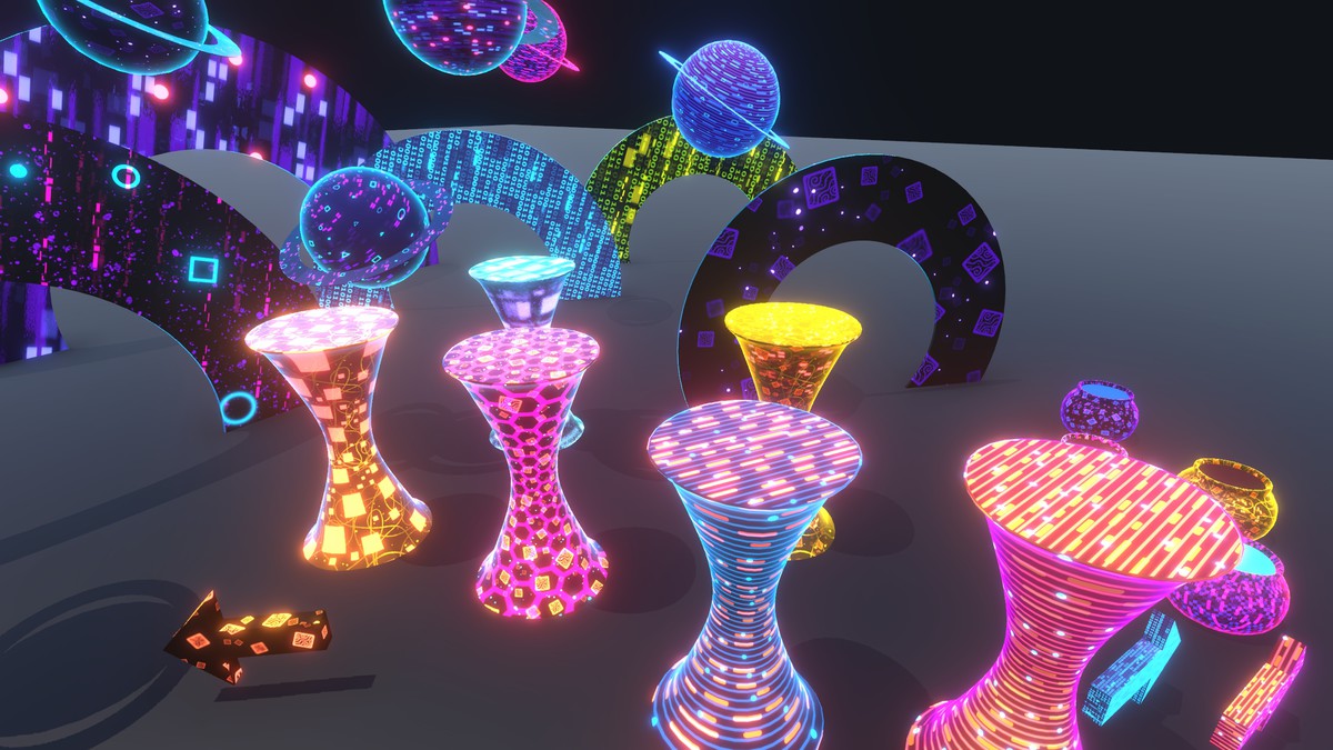 Neon Cyber Shader & Props