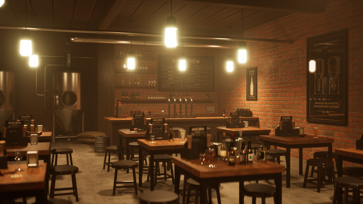 Craft Brewery Interior
