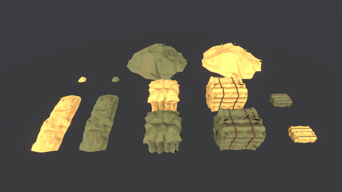 STYLIZED Low Poly Fantasy Bundle Vol. 2
