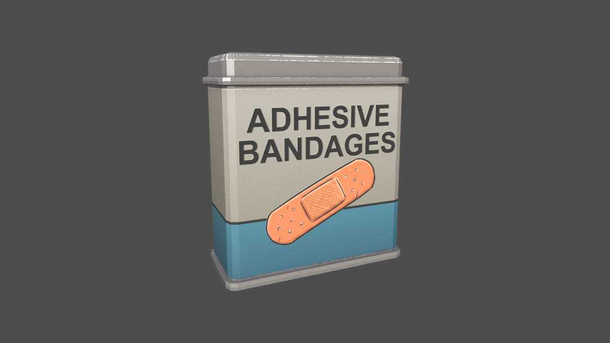 First aid kit–Low Poly