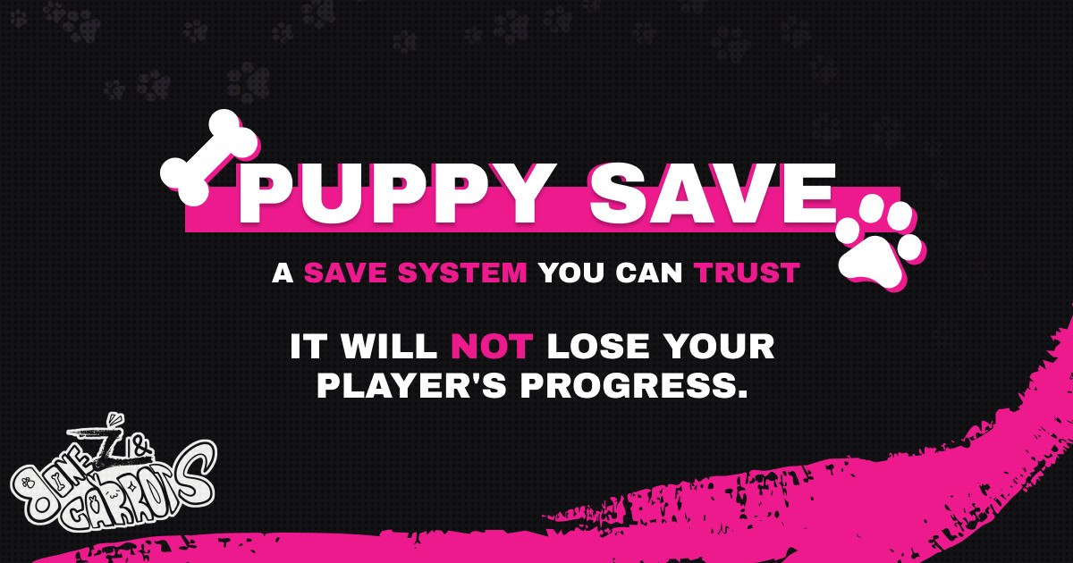 Puppy Save - The Friendliest Save Game & Data Persistence