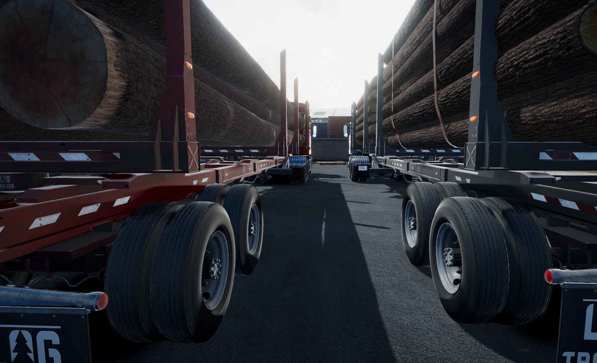Cabover log truck