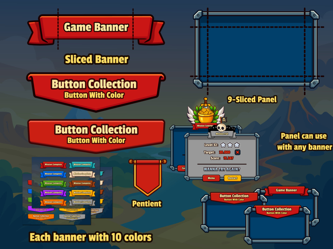 Mystic Realms: Premium Fantasy UI System